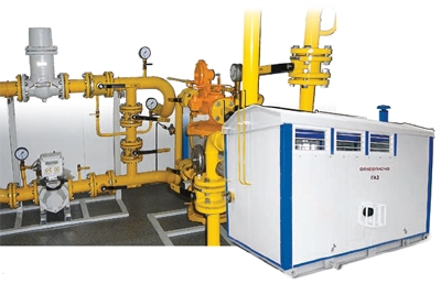 Пункт учёта газа ПУГ-Б2 исполнение в термобоксе Б2 для коммерческого учета газа
